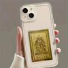 2026 Mini Tai Sui Card Horse Year Feng Shui Blessing Card Amulet Safety Health Wealth Portable Statue Protective Gift Home Decor