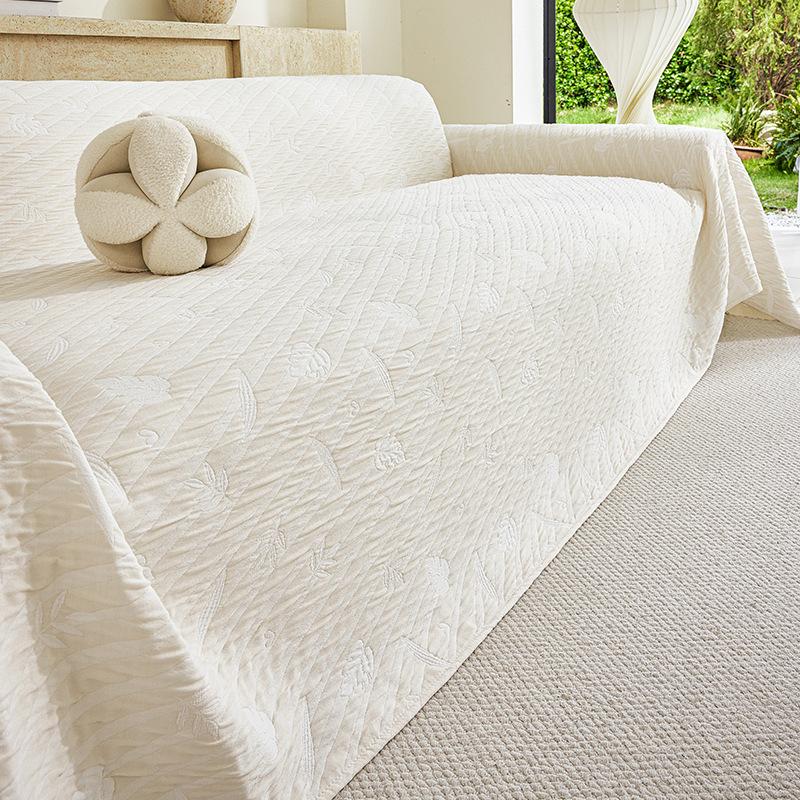 Extra Large Wide Three Layer Air Fiber Blanket Sofa Cover Universal For All Seasons Machine Washable Sofa Slipcover Sofa Protector