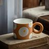 Internet Celebrity Hand-Painted Ceramic Mug Afternoon Tea Coffee Cup Breakfast Cup Photo-Produced Water Cup Good-Looking Cup