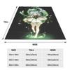 Coperte Kawaii Nahida Genshin Impact Anime Flanella Novità Traspiranti Coperte da Lancio per Decorazione Domestica