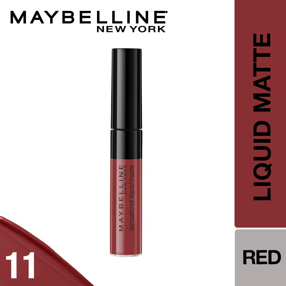 Maybelline New York Sensational Liquid Matte Lipstick Made Easy  7ml Pack of 1 Non-Sticky Long-Lasting Lip Color