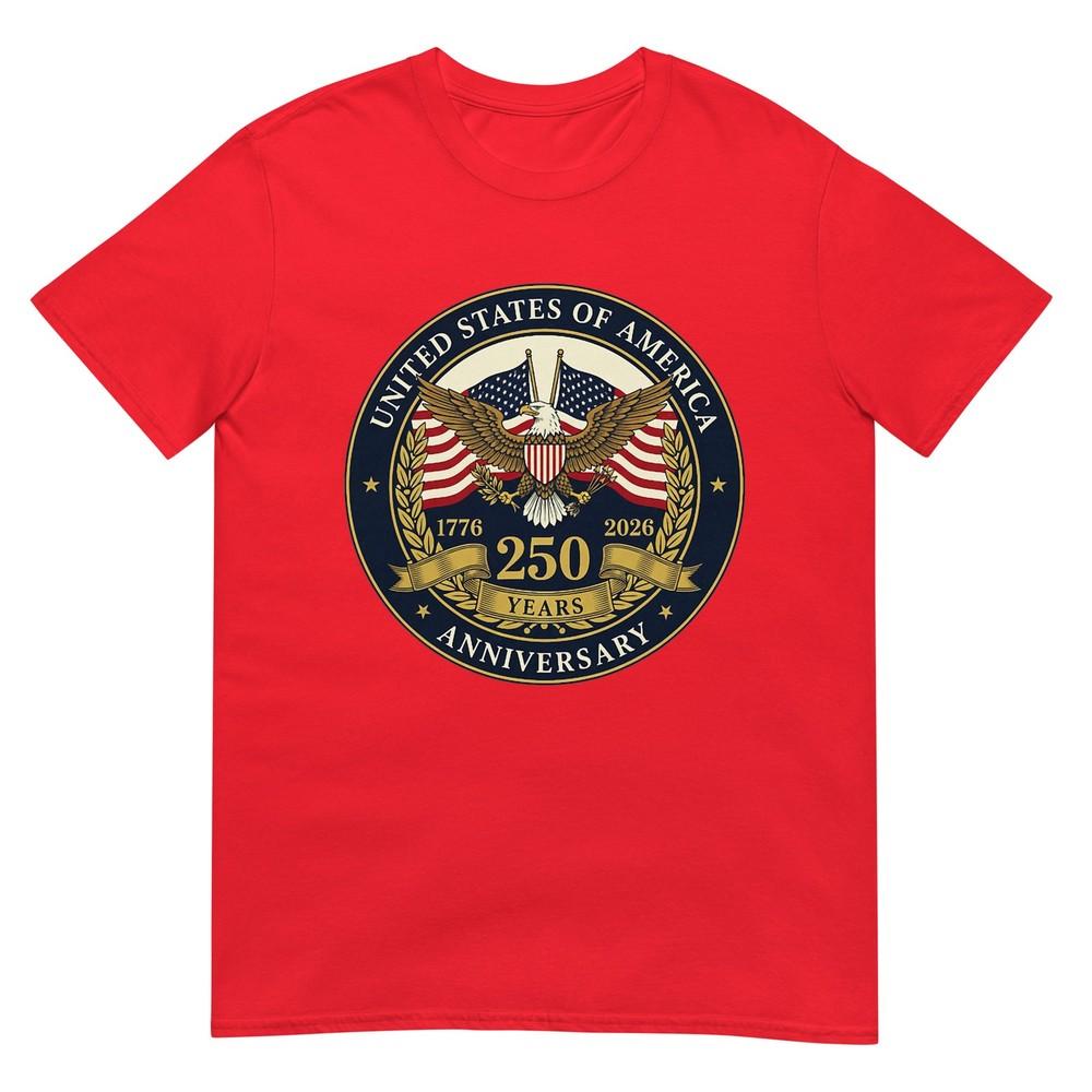 Usa 250 Years Anniversary Patriotic America 17762026 TShirt S
