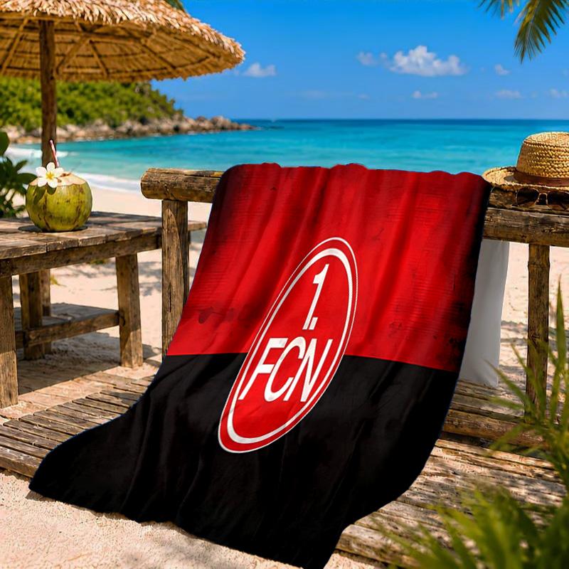 Nurnberg Football Club Beach Towel Microfiber Beach Towel, Lightweight and Quick-Dry, for Summer Travel, Swimming Pool Fan Birthday Gift