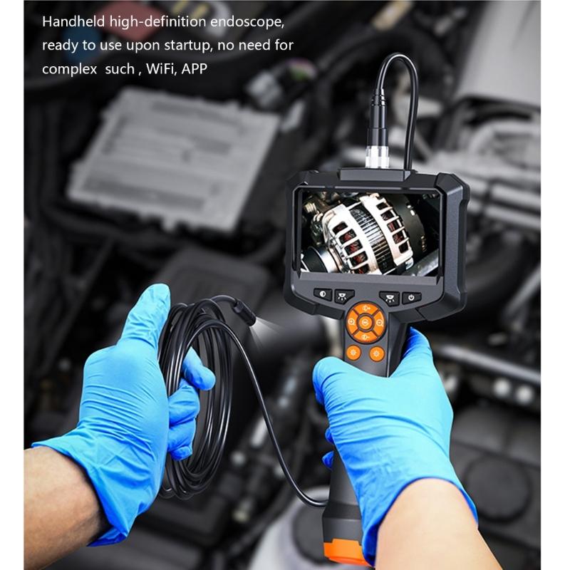 Industrial Endoscope With Clear Camera Flexible Extension For Automotive And Mechanical Inspection