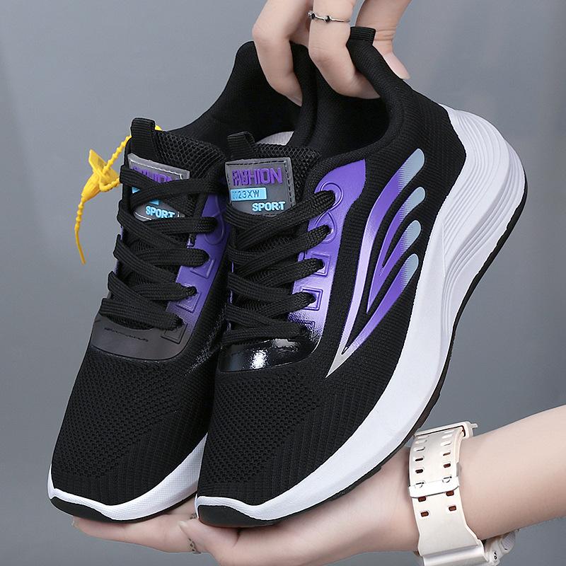 

Весенне-летние новые дышащие спортивные туфли на платформе, модные женские туфли из сетки, женские повседневные туфли 41