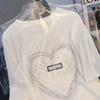 Sommer T-Shirts Damenbekleidung Übergroße Oberteile Kurzarm O-Ausschnitt T-Shirts Baumwolle Freizeit T-Shirts