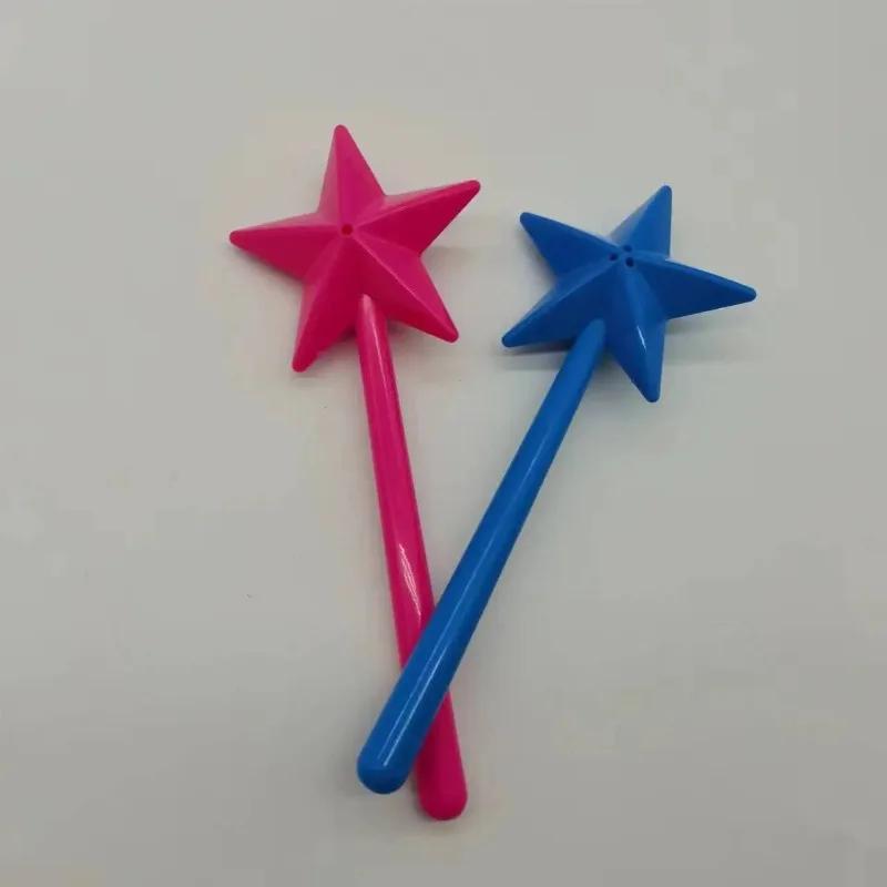 Portable Salt Pepper Shakers Refillable Magical Star Wand Spice Dispenser Seasoning Shaker Set Kitchen Supplies BBQ Gadgets