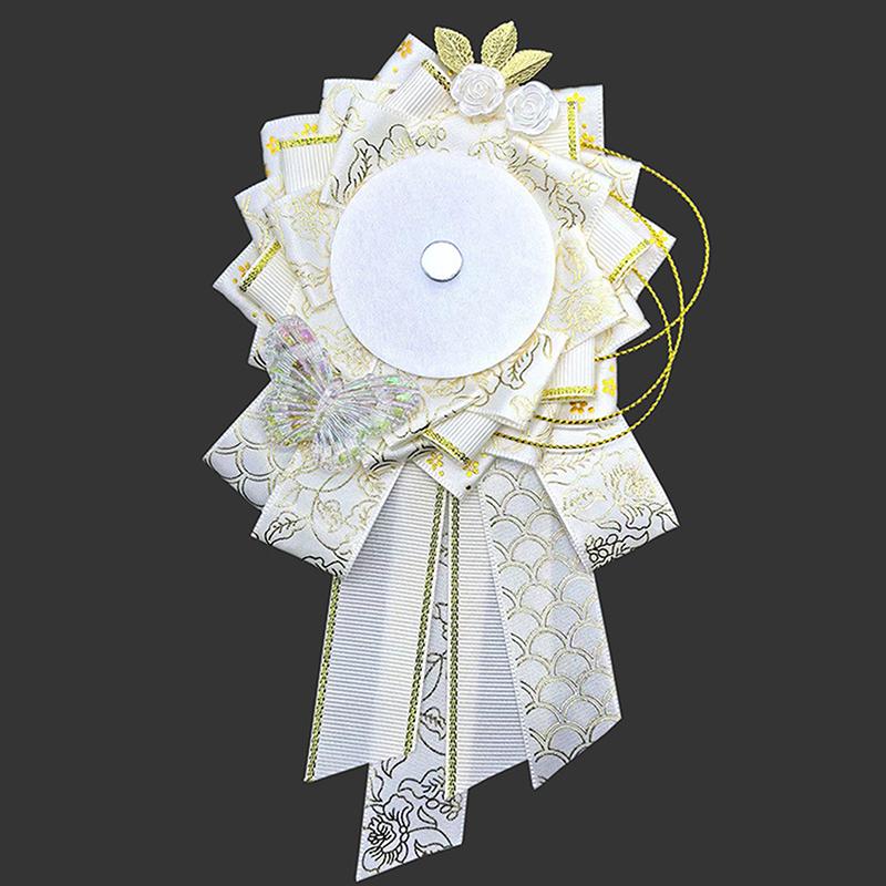 Bånd Cosplay Ita-vesker Rosett Beskyttelse Blomst Pins Holder Merkebase Tilbehørray Itabag Dekor