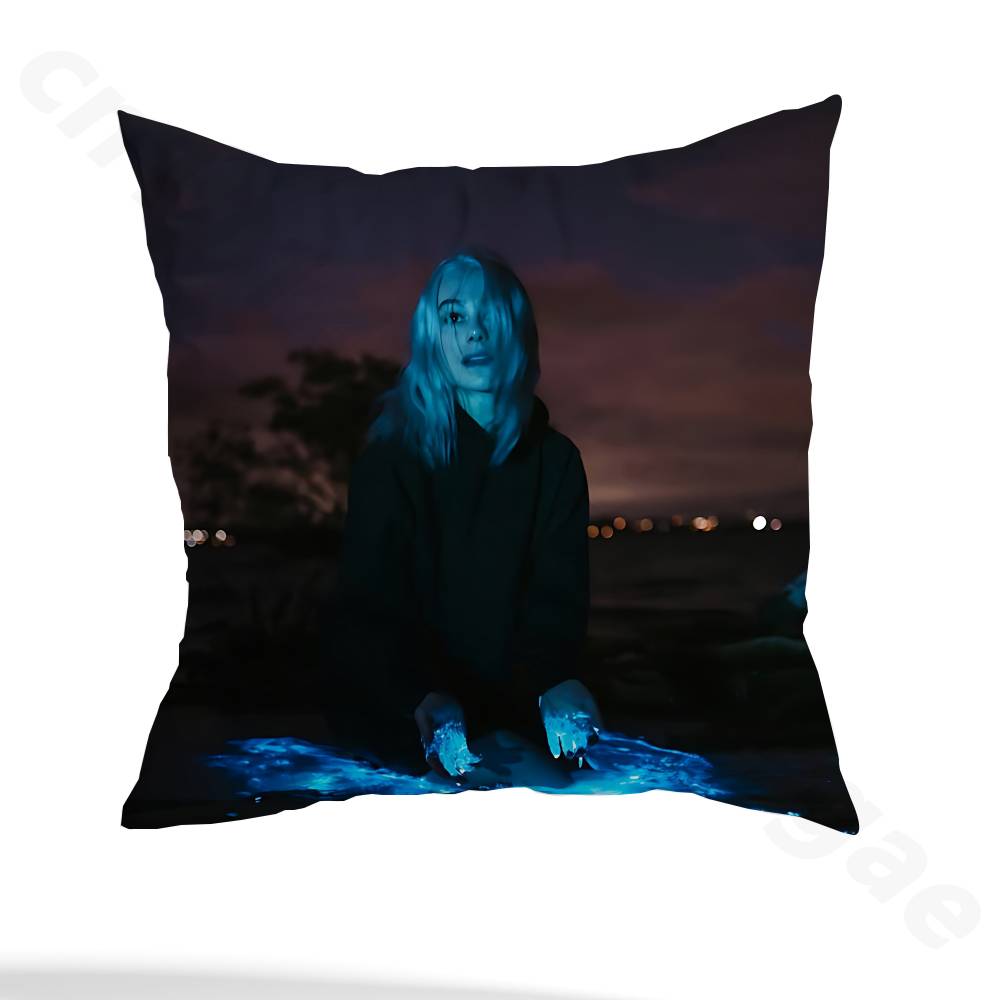 P-phoebe bridgers lost weekend Pillow Case Anti-dustmite Pillowcase Invisible zipper silky short plush Sofa cushion cover