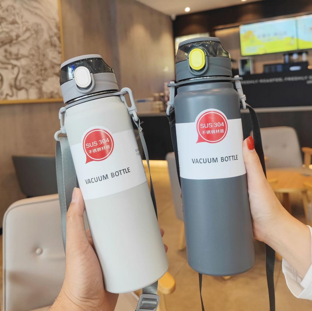 Stainless Steel Thermo Bottle Thermal Water Bottle Large Capacity Tumbler Portable Cold Hot Drinks Thermos Cup Fitness Cold Hot