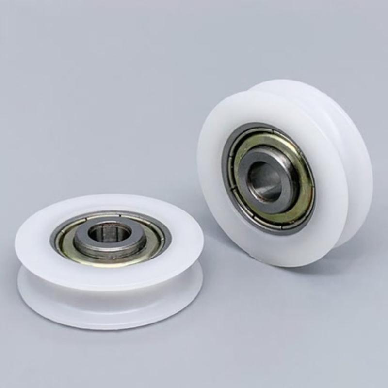 625 Rundes Riemenscheiben-Kugellager-Rad Hohe Qualität U-Nut-Rolle Für Türfenster Duschrollen Schublade POM Führungsrad