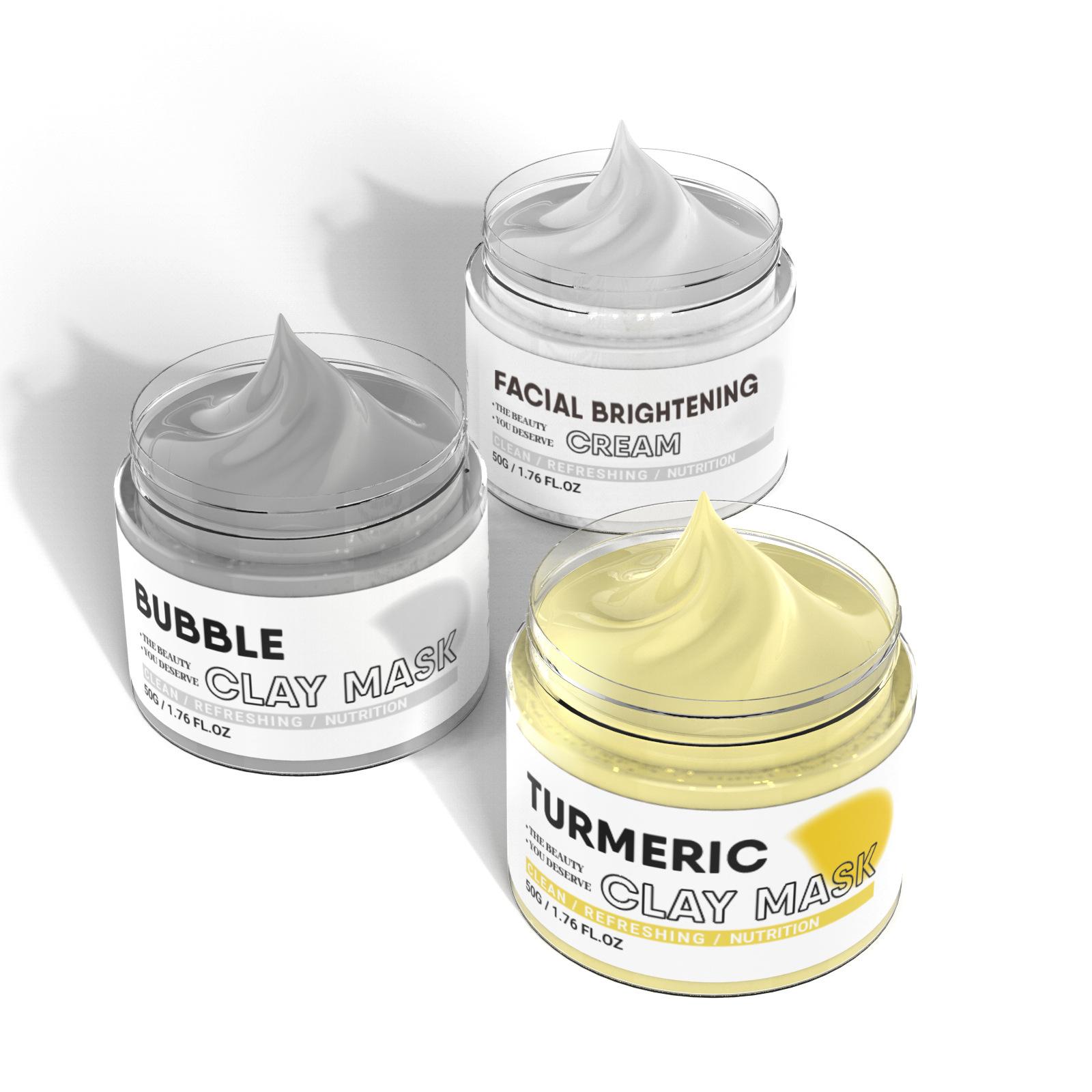 

Набор трехцветных грязевых масок, увлажняющая и осветляющая маска, подарочный набор из грязевых масок 3pcs