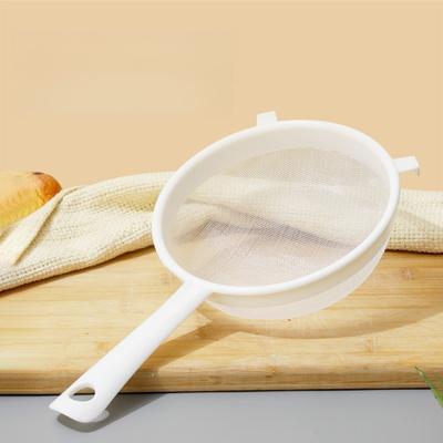 Ultra Fine Mesh Strainer With Handle Plastic Colander Food Juice Strainer Yogurt Mesh Sieve Mini Separation Net For Kitchen