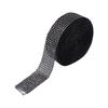 8 Rows   Mesh Wrap Roll   Ribbon Rhinestone Ribbon Sparkling 10 Yard Black