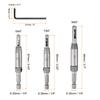 3/4/7/8pcs Self Centering Drill Bit Set Drilling Bits for Wood Working Cabinet Door Hinge Hole Punch Tool with Hex Keys L-Shape