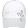 GILA ARCHIVE CROSS PATCHED WING BALLCAP_WHITE