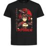Schwarzes T-Shirt Schwarzes Trikot Japanischer Stil Genshin Impact Amber-