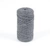 Fil Coton Recyclé Eco Vita Metallic 4mm Col. 12 gris