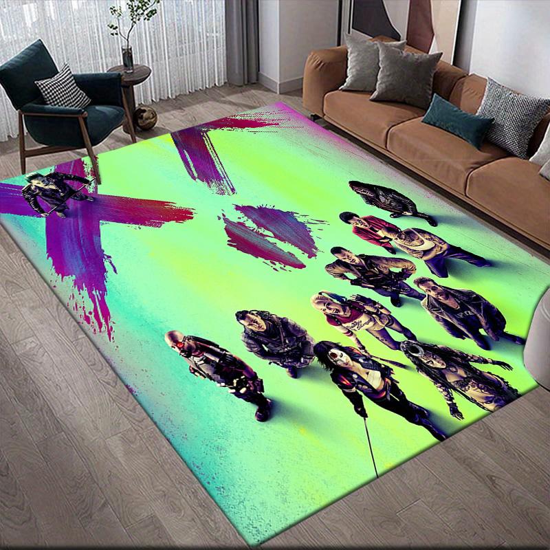 

Suicide Squad Green Anti-Slip Rug, Rectangular Carpet for Game Room & Bedroom 60x90cm