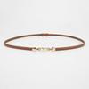 Adjustable Thin Waist Belt for Women Fashion Slimming Buckle Suit Dress Skirt Date and Office Use
