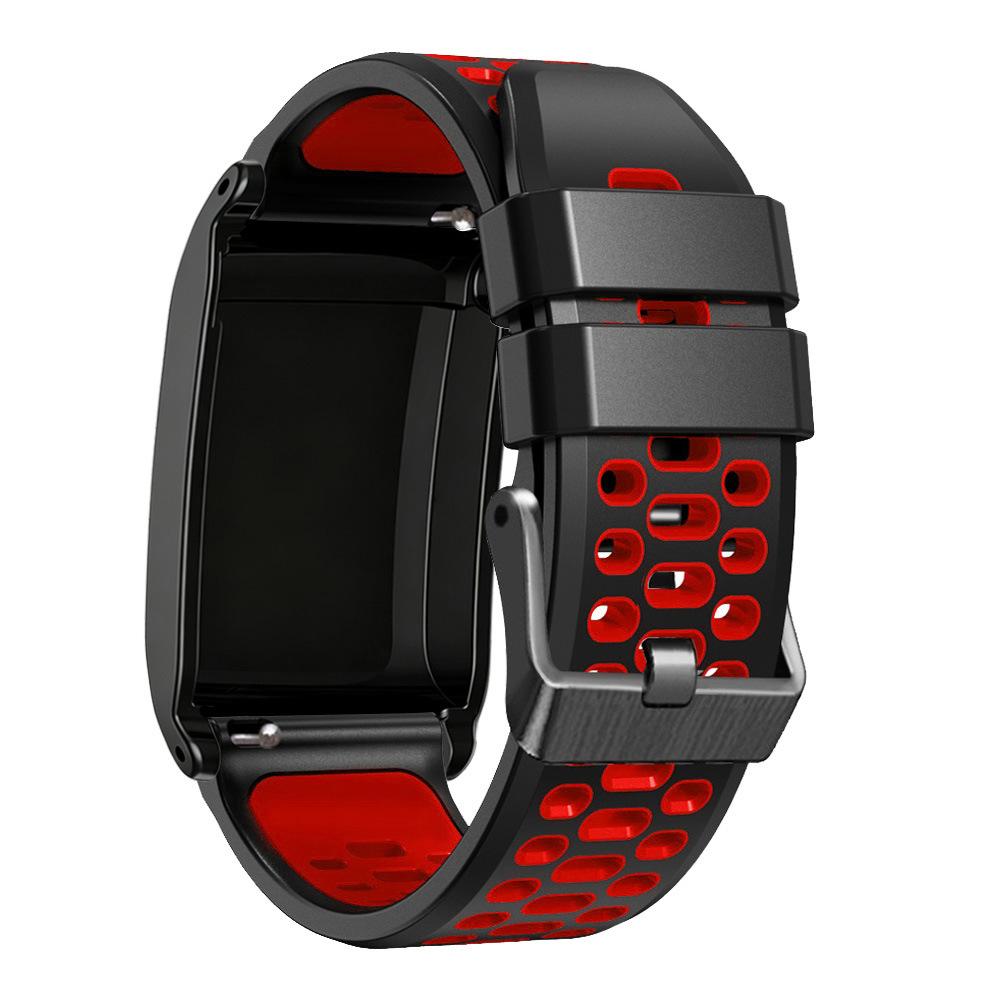 Měkký silikonový náhradní řemínek na zápěstí Kompatibilní s Whoop 5.0/MG Life Fitness Tracker Nastavitelný Odolný proti potu Sportovní