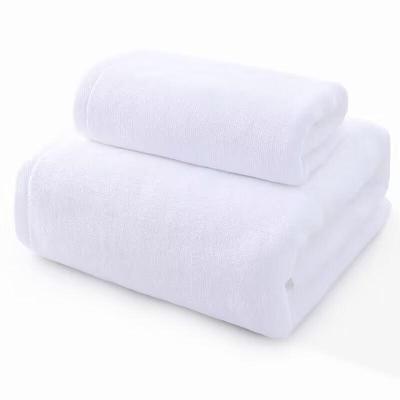 Shuoji White Thick Absorbent Hotel & Spa Bath Towel