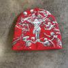 Y2k Street Fashion Knitted Hat With Thermal Acrylic Fabric For Winter And Fall Use