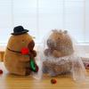 Wedding Gentleman Capybara Doll Cute Hugging Flower Kapibara Plush Toy Pillow Gift