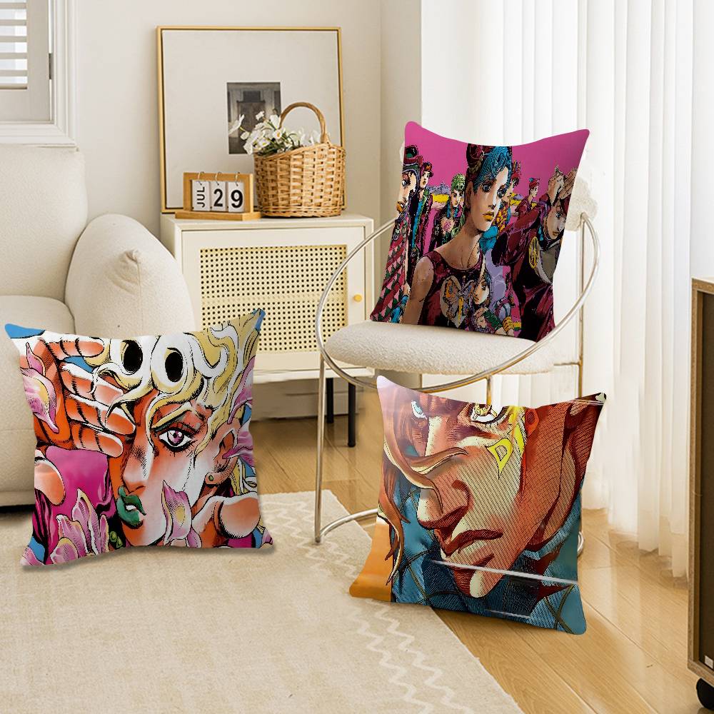 Jojo B-bizarre A-adventure Pillow Cover Design cushion Cover decor Holiday Decorati