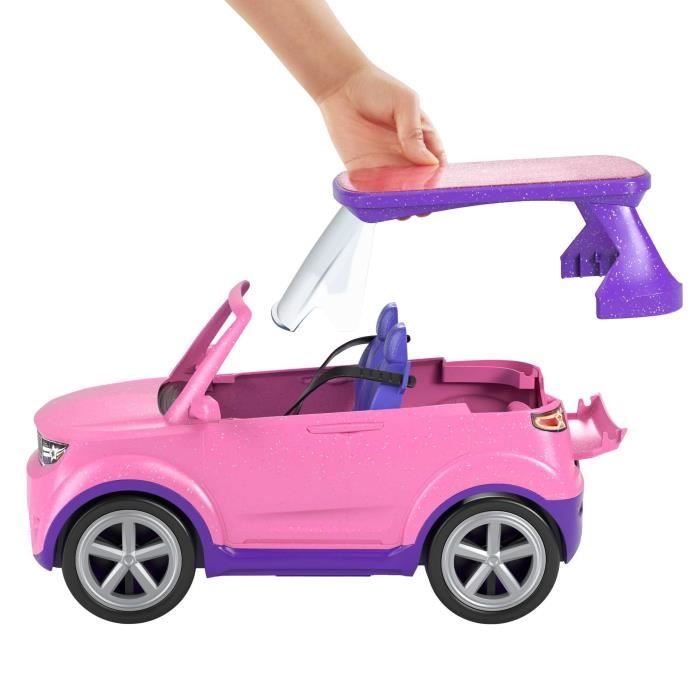 Barbie - véhicule de concert transformable - véhicule poupée mannequin - dès 3 ans