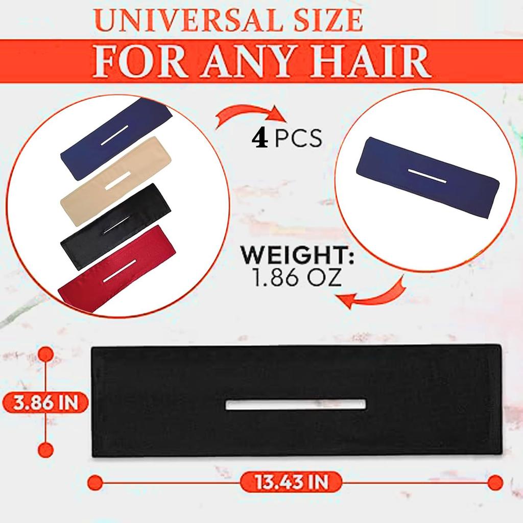 4pcs Korean version magic bow twist clip, lazy bun head hair hairpin headband, women's convenient hair accessory