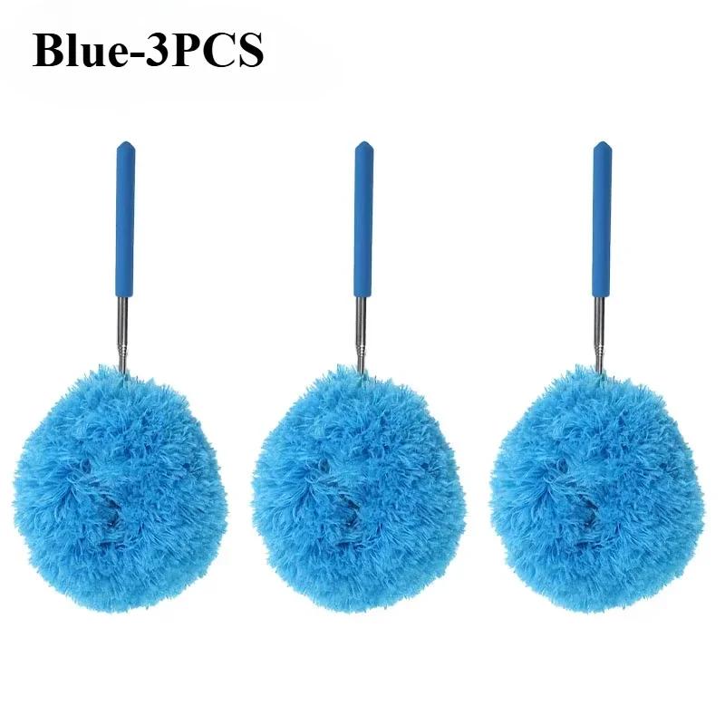 Extendable Feather Duster for Home Cleaning Washable Reusable Dusting Stick for Ceiling Corner Gap Furniture