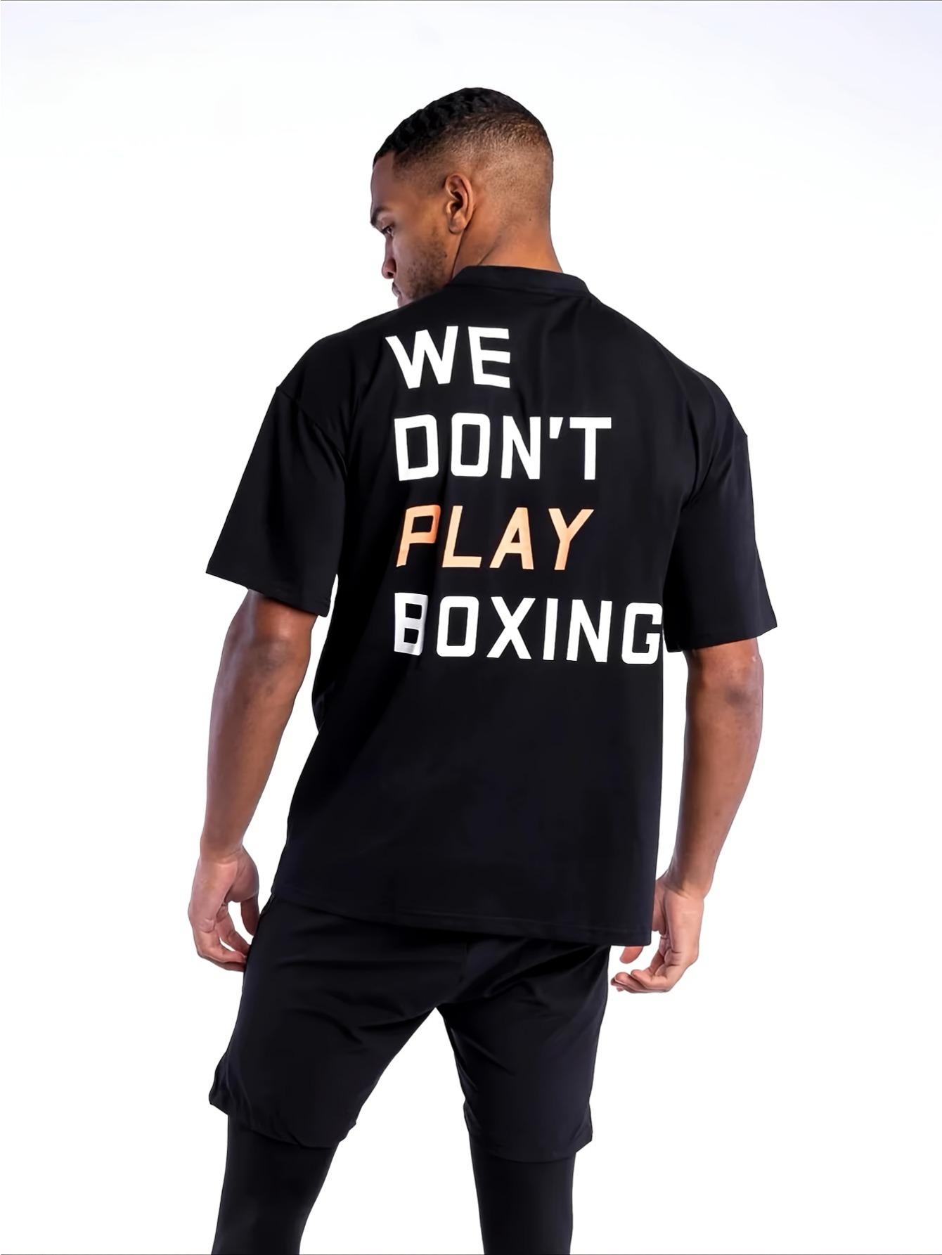 

Y2K Street Style Fitness Casual Clothing Boxing Training Clothes Short Sleeved Round Neck T-shirt Unisex S разноцветный
