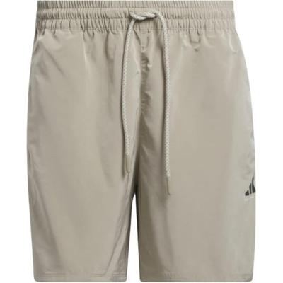 Solid Color Loose Fit Drawstring Casual Shorts Unisex Shorts Light-Brown JC7842