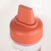 Squeeze Condiment Bottle with Measuring Markings 1/5 Nozzles Drizzle Bottle for Ketchup Salad Dressing Sauce 350ml Easy Fill Kitchen Dispenser