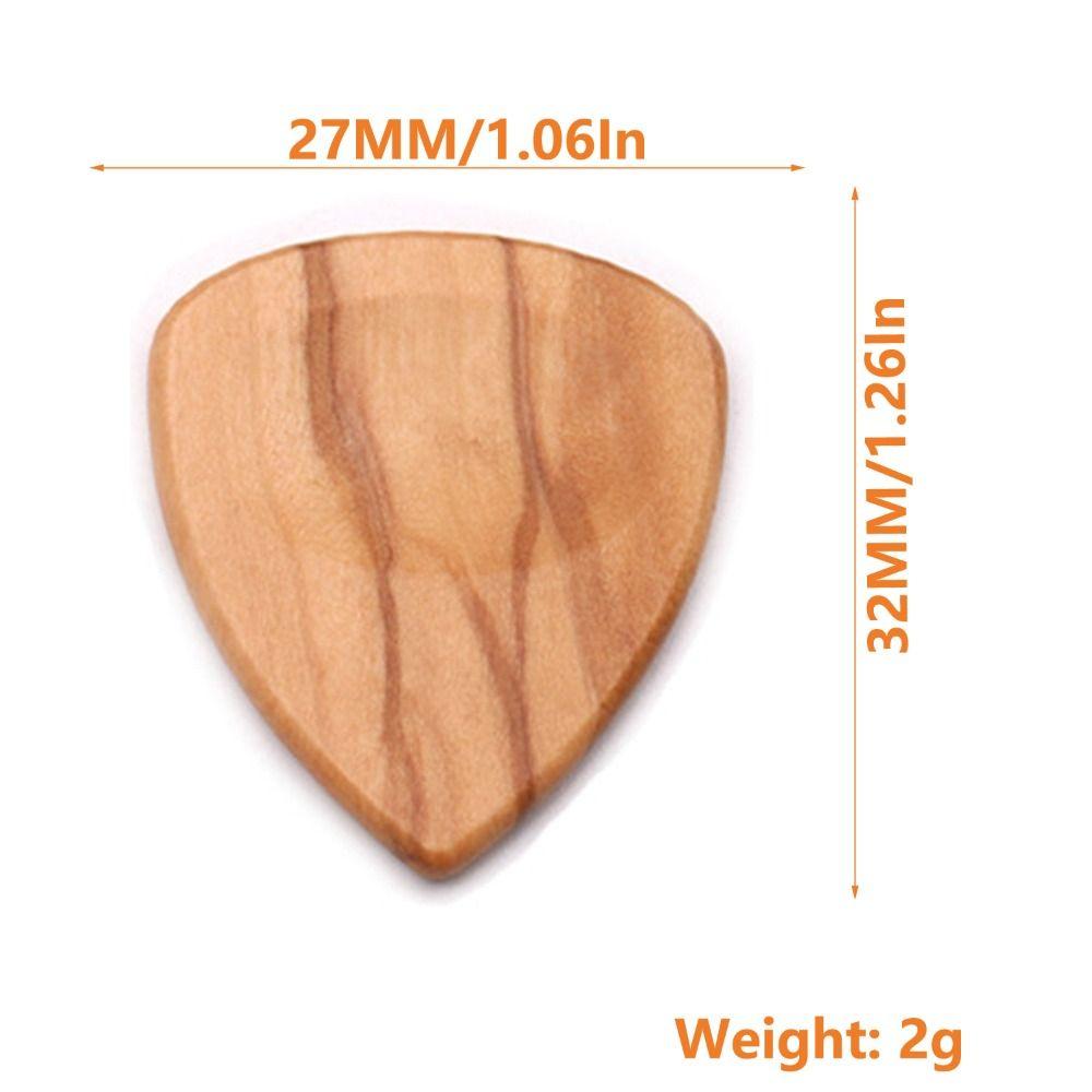 Picks With Holder Acoustic Guitar Picks Wood Acoustic Guitar Plucked Guitar Picks Wood Picks
