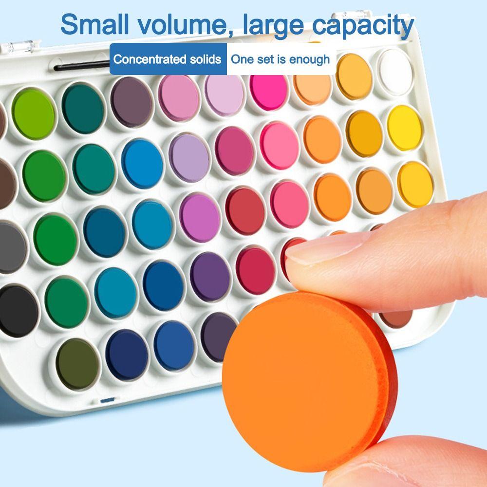 12/16/28/36/48 Farben mit Wasserpinselstift Aquarellfarbset Zeichenkunst Malbedarf