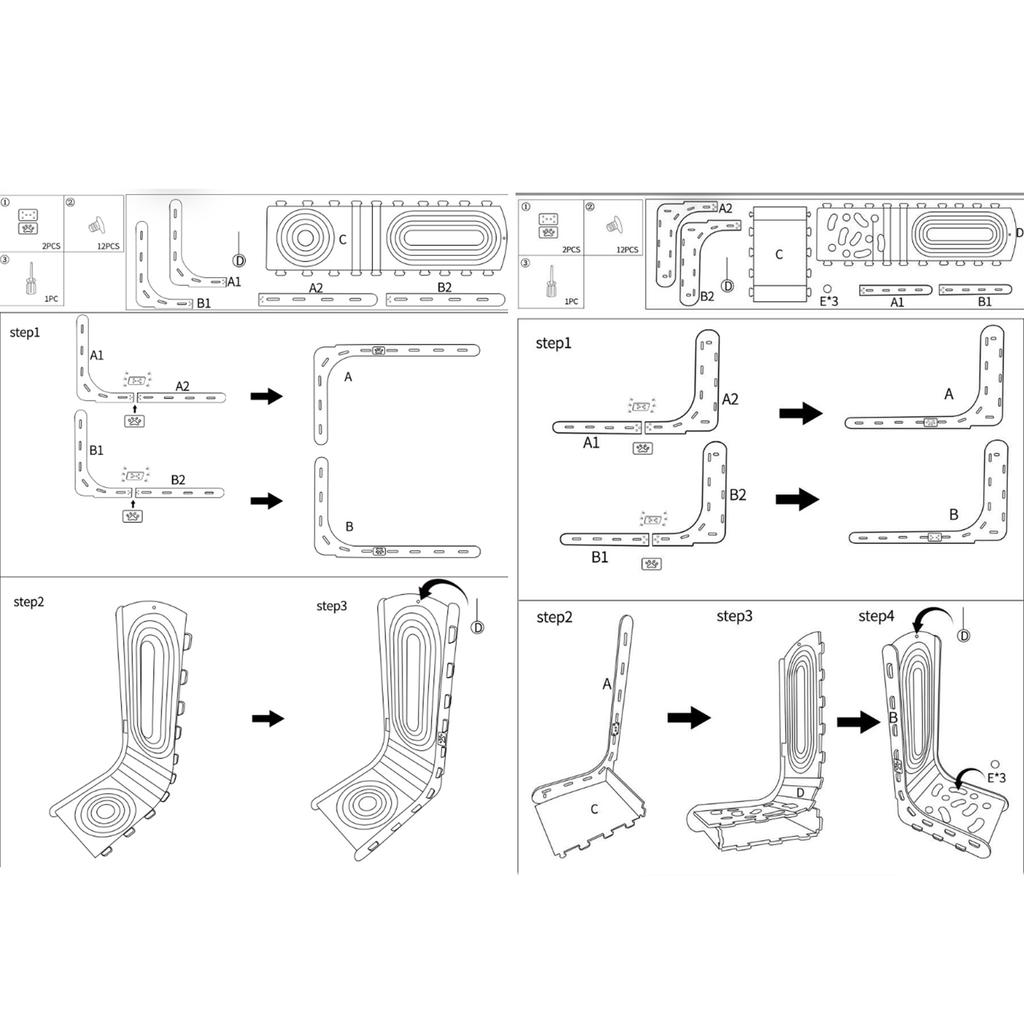 Cats Scratching Board L Shape Cat Scratcher Wall Mountable Furniture Protector for Indoor Cats