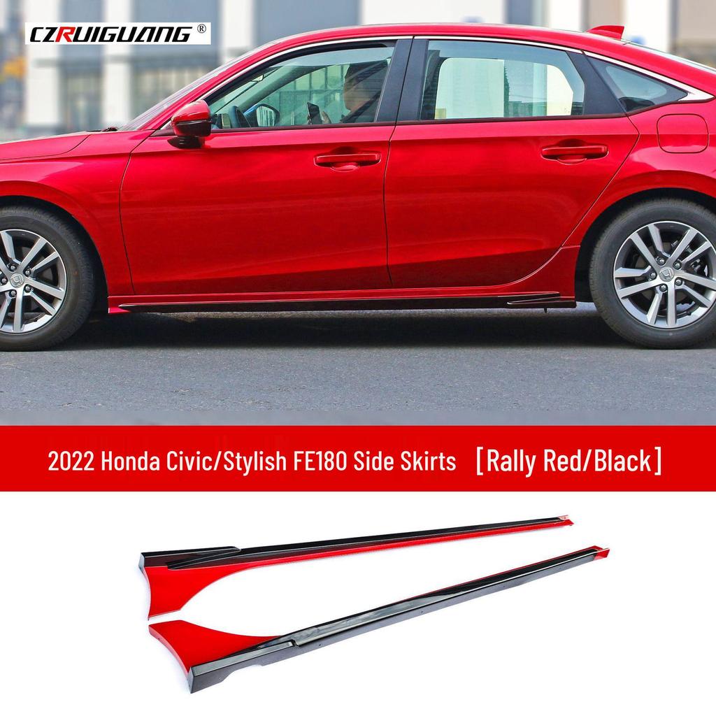 Kompatible Seitenschweller, Heckspoiler, Heckdiffusor, Seitenlüftungsgitter und Frontlippe für 2022 11. Generation Civic Type R FE180