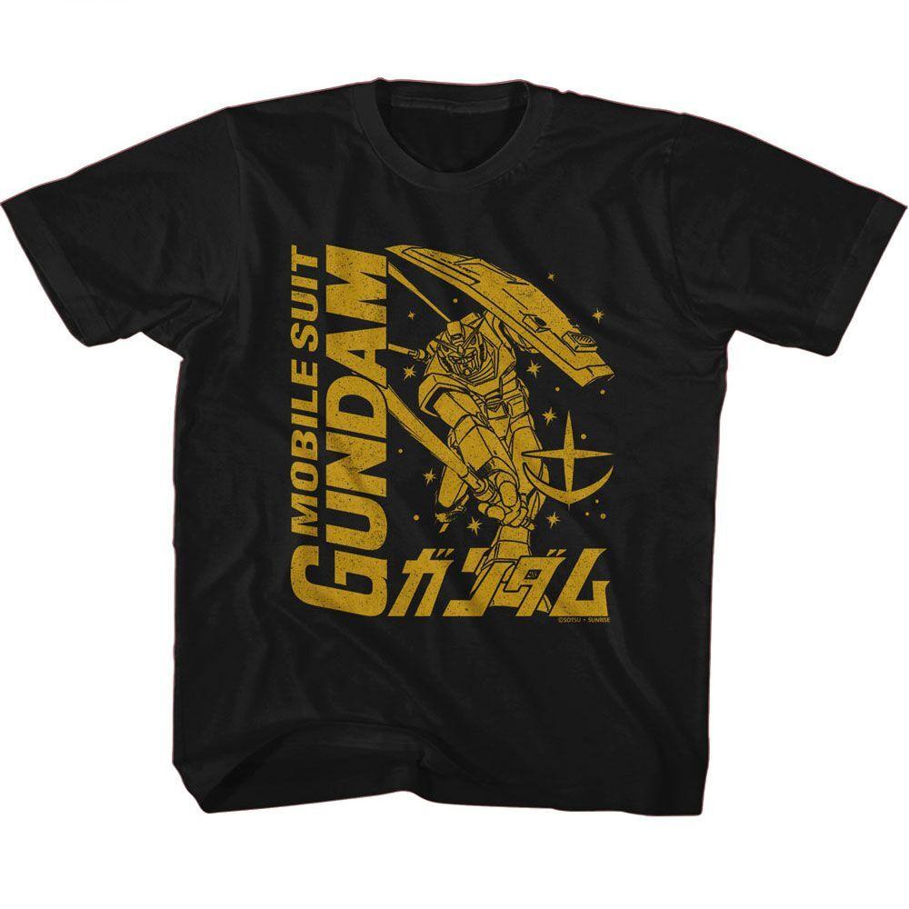 Kids Gundam Msg Logo Mecha Mono TV Shirt XXL