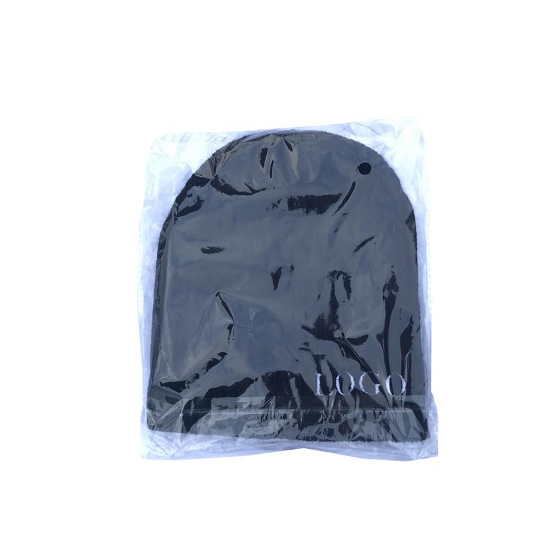 10Pcs Winter Beanie Men Skullies Embroider Logo Letter  Beanie Hat Mens Winter Solid Color Warm Knit Ski Skull Cap