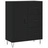 VidaXL Buffet noir 69,5x34x90 cm bois d'ingénierie 827909