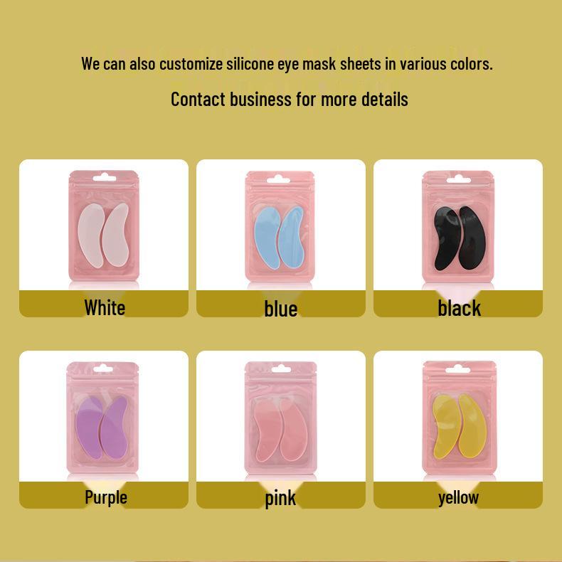 Reusable Washable Food-Grade Silicone Printable Eye Mask and Patch
