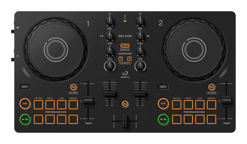 AlphaTheta Compact DJ Controller 2-Channel DDJ-FLX2