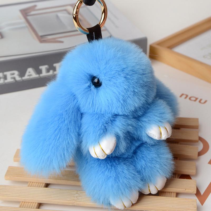 14CM Coniglio Peluche Carino e Soffice Pompon di Peluche Coniglietto su Borsa Portachiavi per Auto Gioiello Femminile Bambole per Feste Fascino per Borsa Regalo Ragazze