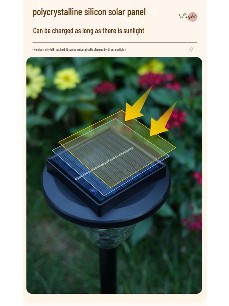 Solar Garden Pathway Lights - Dreamy Outdoor Landscape Decoration