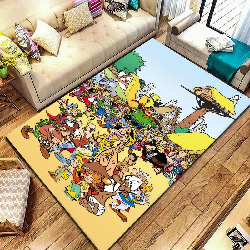 Asterix Carpet Rug for Living Room Bedroom Home Sofa Decoration,Kids play Nonslip Floor Mat