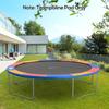 12FT Trampoline Spring Cover, Plastic Trampoline Pad Replacement Safety Guard, Multicoloured