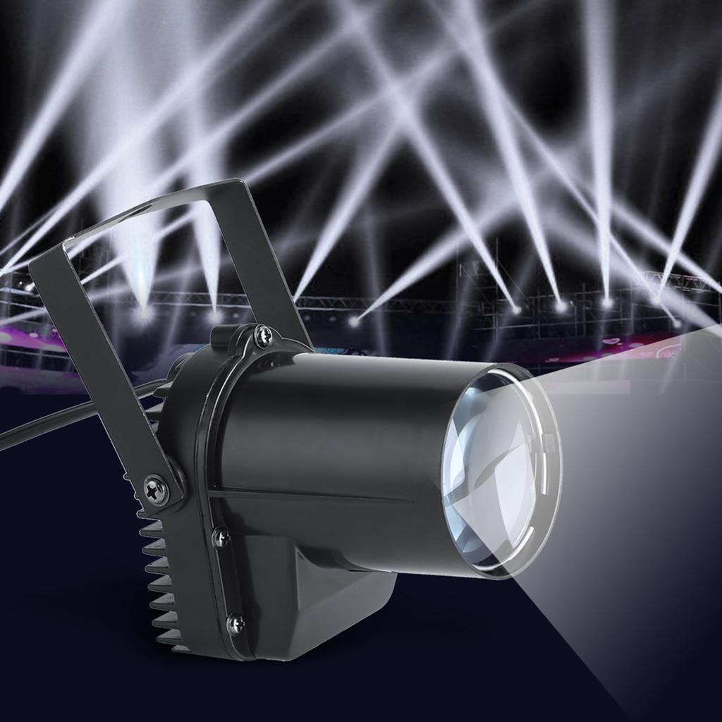 12W LED Beam Spotlight Party Stage Disco Pub Festival Effect Pinspot Lights