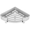 304 Stainless Steel Hollow Triangular Corner Shelf Shampoo Storage Rack Bathroom Accessory
